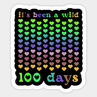 Funny We Rocked 100 Days of School Teacher Student Gift Sticker